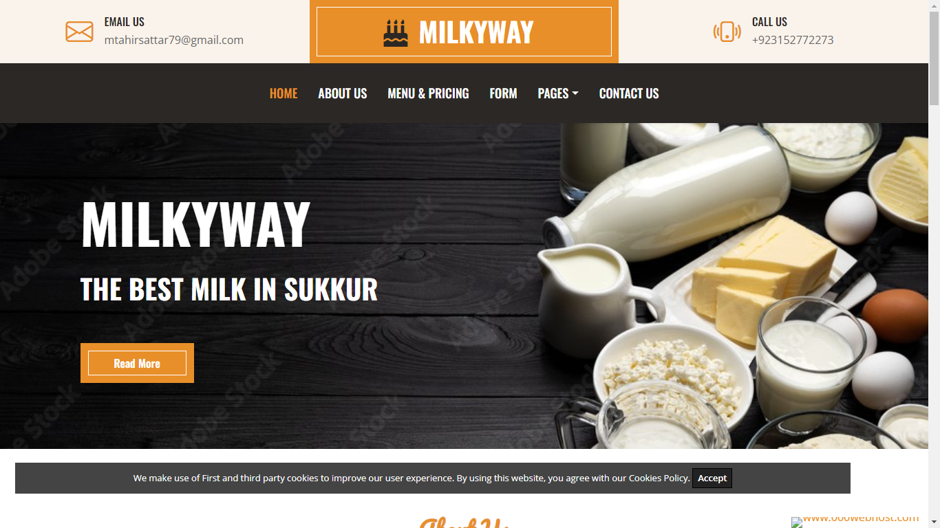 Milkyway sukkur website