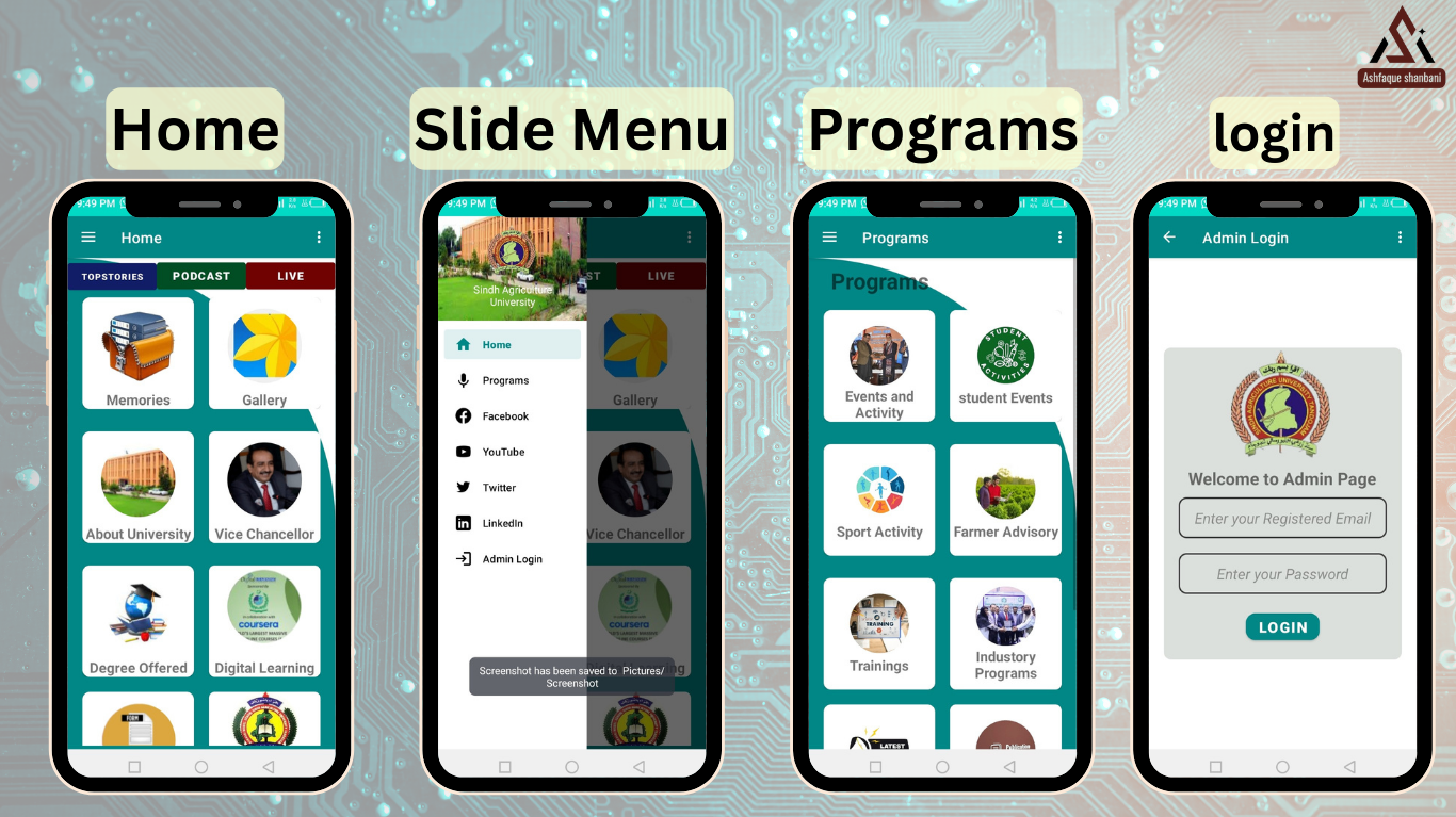 Sindh Agriculture University Tandojam Mobile App